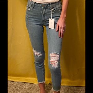 Ripped stylish jeans